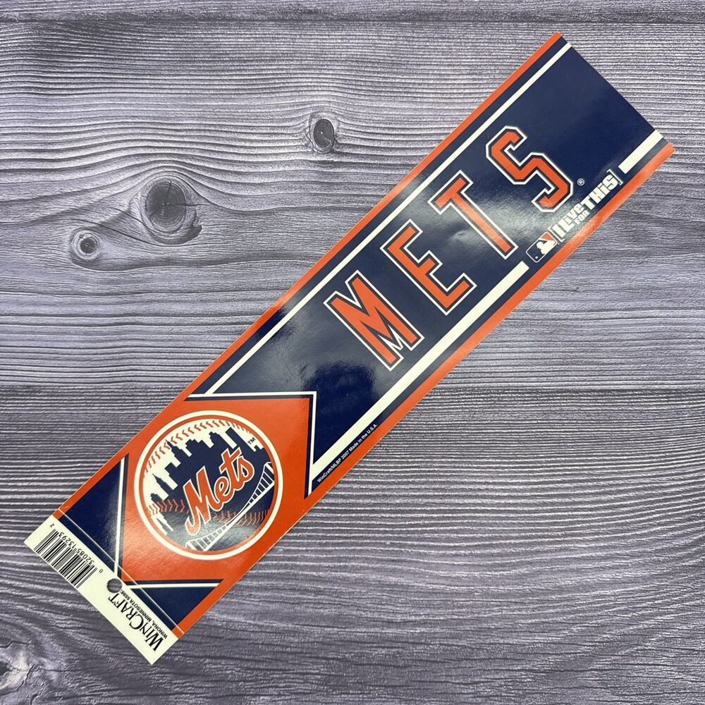 New York Mets LFGM MLB Bumper Sticker WinCraft 2007 Vintage Made in USA NYC NY